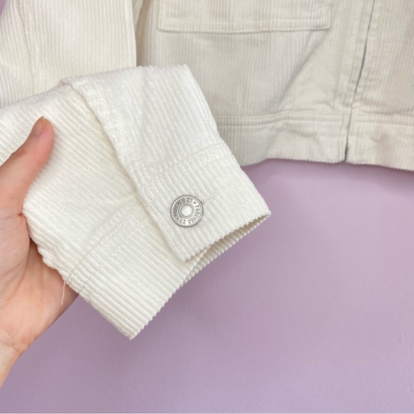 Forever 21 Corduroy Boxy Zip Up Jacket - Picture 6 of 8